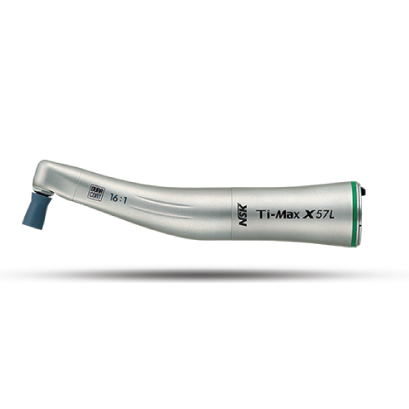 NSK Ti-Max X57L Titanium Optic Contra Angle Prophy Hpiece 16:1 Reduction / Screw In cups & Brushes