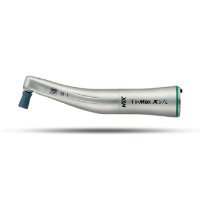 NSK Ti-Max X57 Titanium Non Optic Contra Angle Prophy Handpiece 16:1 Reduction Screw In cups & brush
