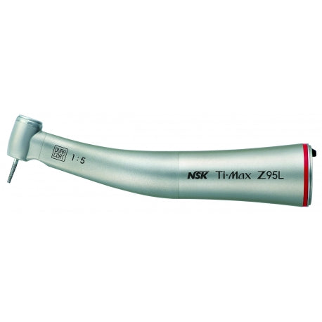 NSK Ti-Max Z95L Titanium Optic E Type Lux C/A H/piece 1:5 Incr, Quattro Spray, For FG burs